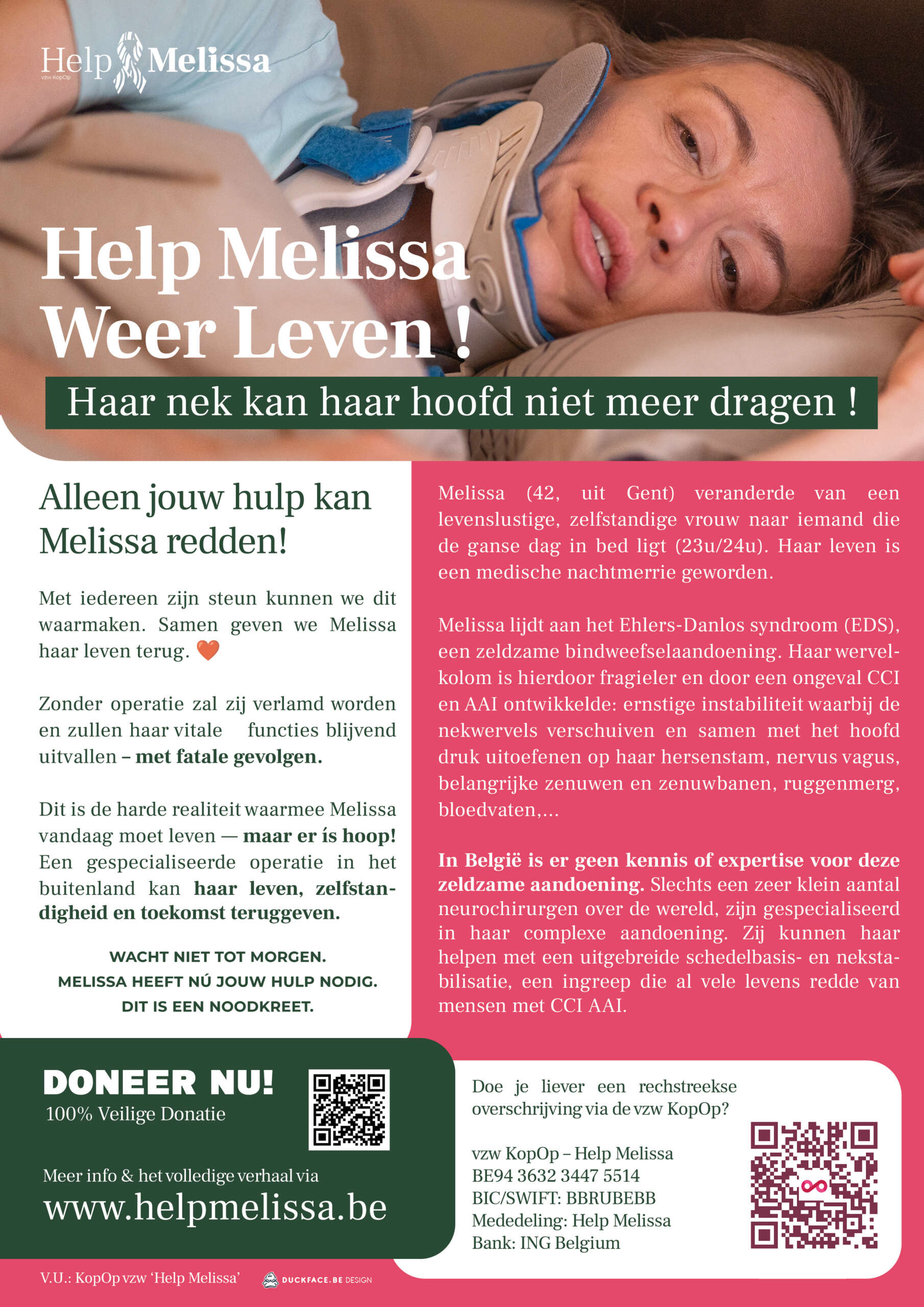 Help Melissa flyer