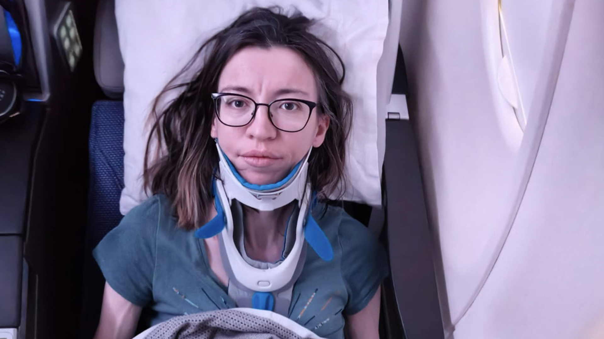 Melissa in het ziekenhuis in de VS